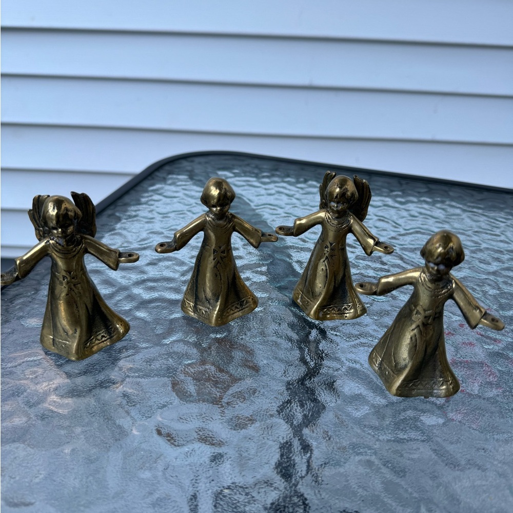 4 solid Brass Great City Traders San Francisco angels - Picture 2 of 5